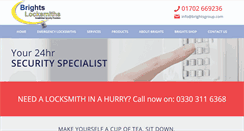 Desktop Screenshot of brights-locksmiths.co.uk