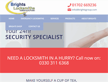 Tablet Screenshot of brights-locksmiths.co.uk